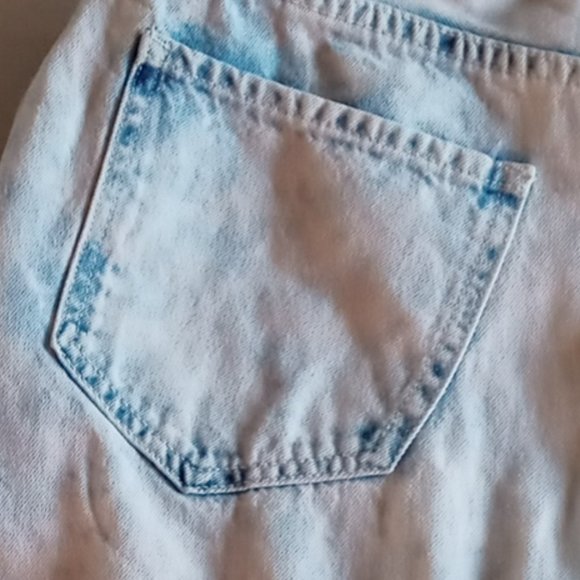 SWS Denim Co Acid Wash High Rise Cargo Denim Jogger jeans - Picture 5 of 10